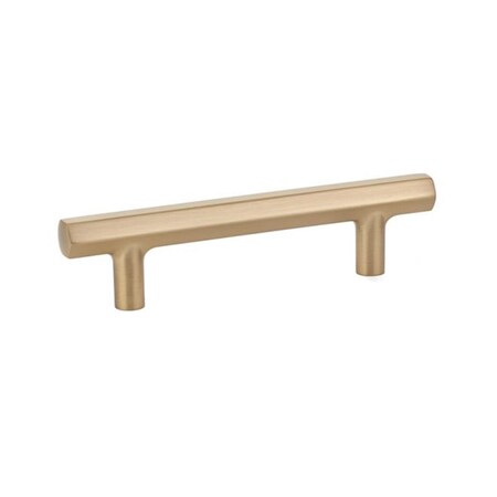 Patioplus 3.5 in. Mod Hex Pull, Satin Brass PA1629237